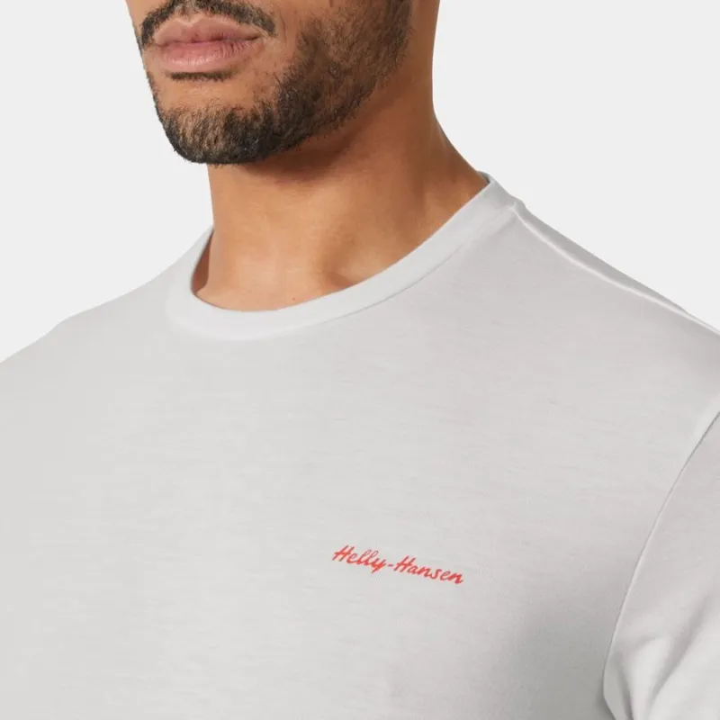Helly Hansen Skog Graphic Men's T-Shirt in White-4