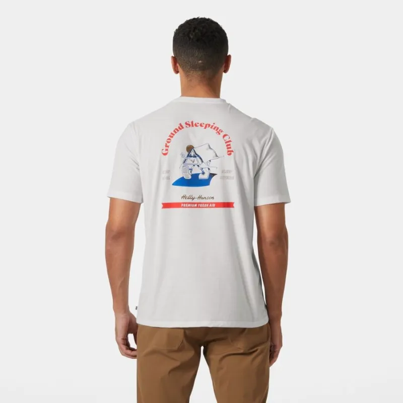 Helly Hansen Skog Graphic Men's T-Shirt in White-3