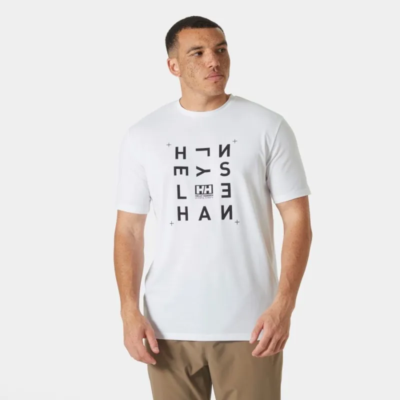Helly Hansen Skog Graphic Men's T-Shirt in White-2