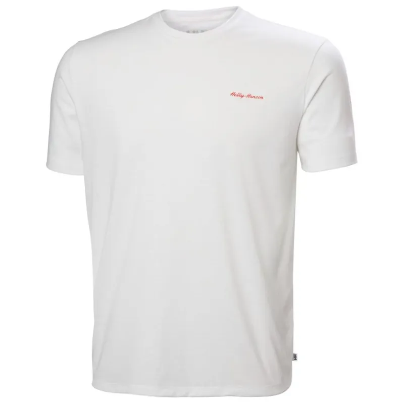 Helly Hansen Skog Graphic Men's T-Shirt in White-1