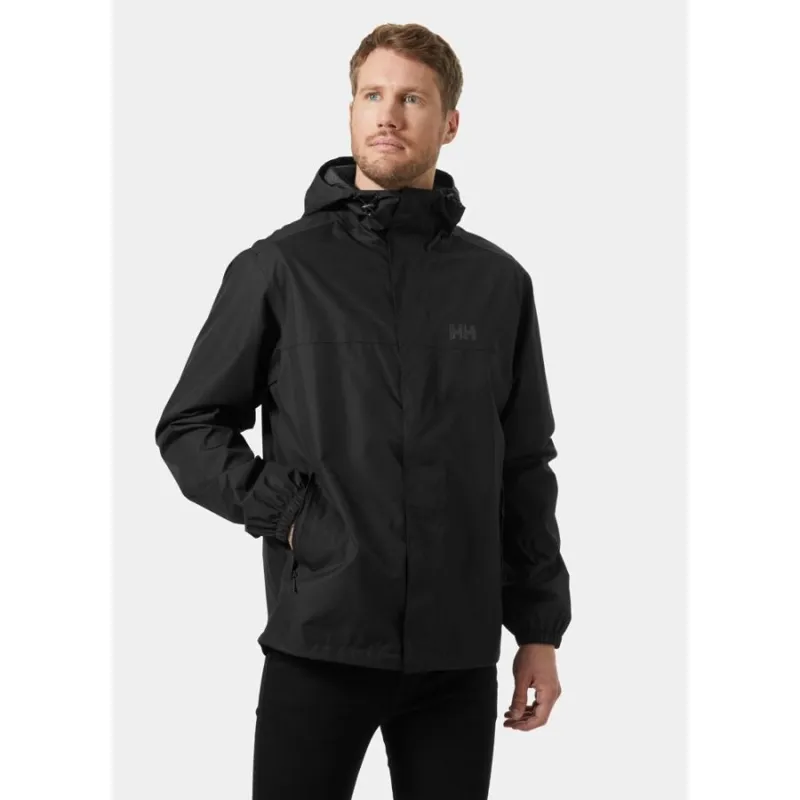Helly Hansen Vancouver Rain Jacket Men's in Black-2
