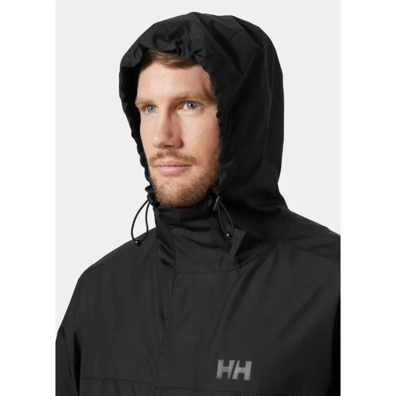 Helly Hansen Vancouver Rain Jacket Men's in Black-4