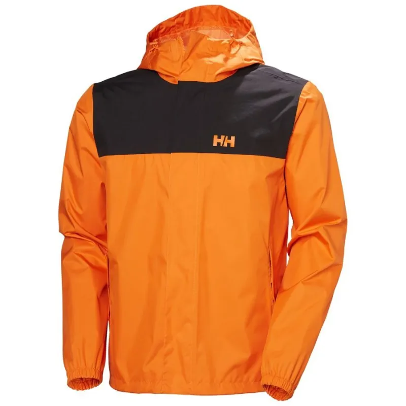 Helly Hansen Vancouver Rain Jacket Men's in Orange Peel