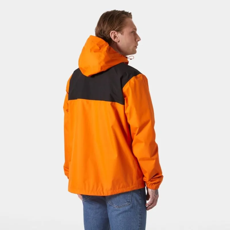 Helly Hansen Vancouver Rain Jacket Men's in Orange Peel-3