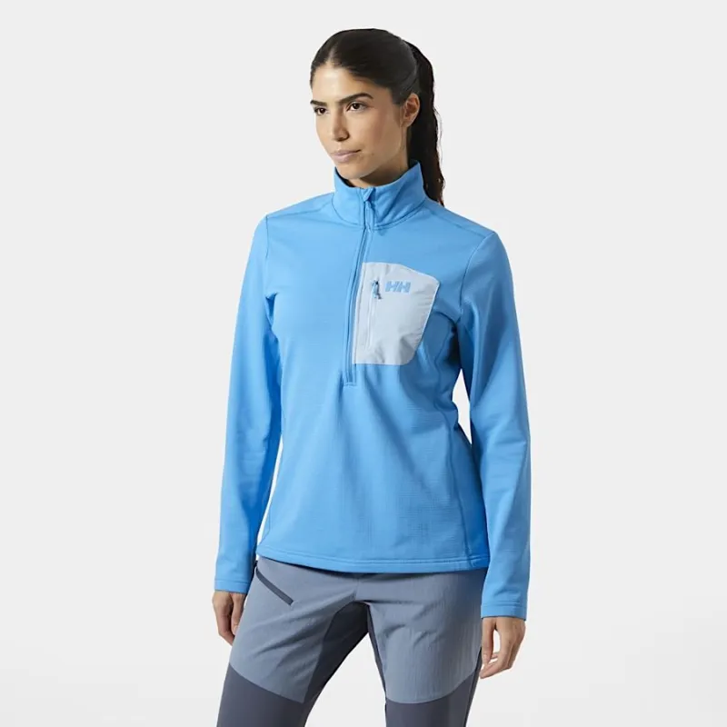 Helly Hansen Versalite Half Zip Women's Fleece in Cyan-2