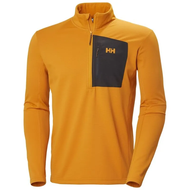 Helly Hansen Versalite Men's Half Zip Fleece in Mustard