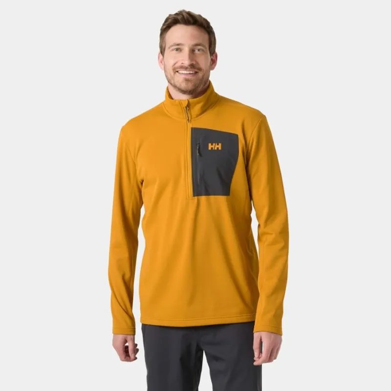 Helly Hansen Versalite Men's Half Zip Fleece in Mustard-2