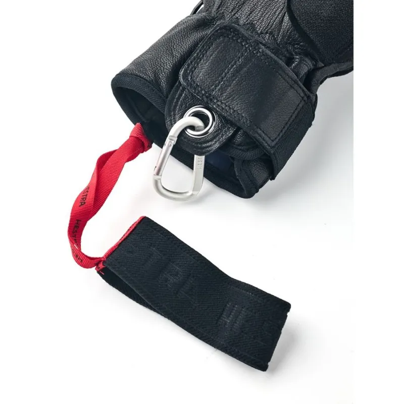 Hestra Army Leather Gore-Tex Short 5-Finger Glove in Black-4