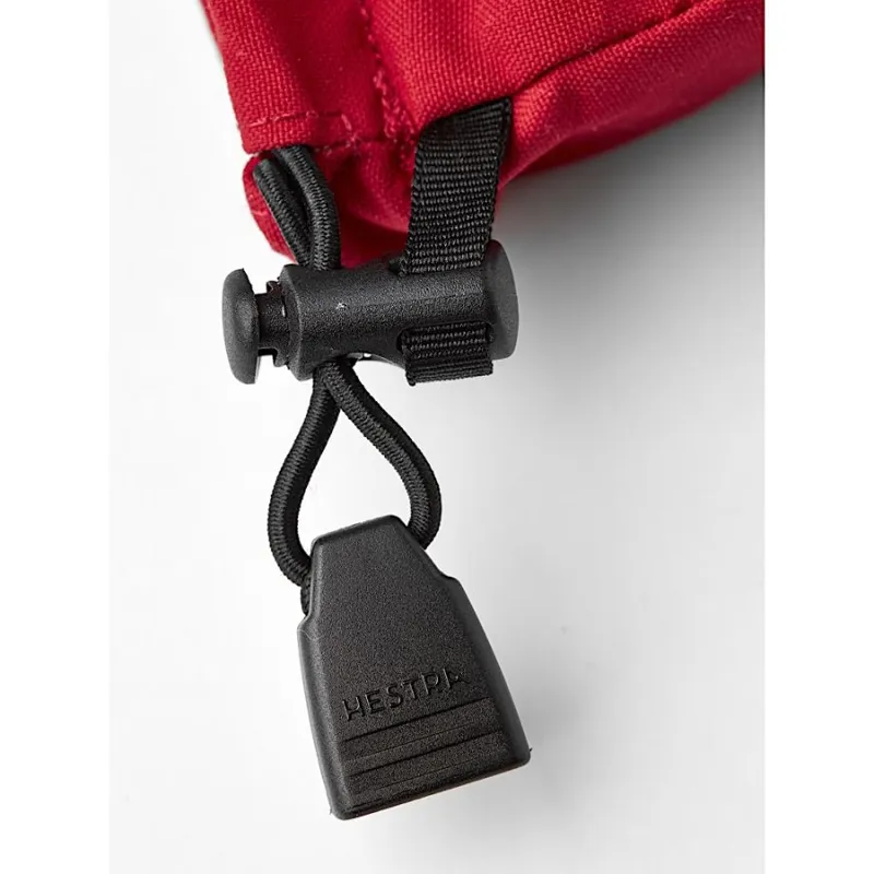Hestra Army Leather Heli Ski Mitt in Red-5