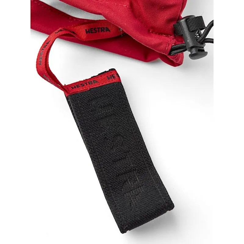 Hestra Army Leather Heli Ski Mitt in Red-6