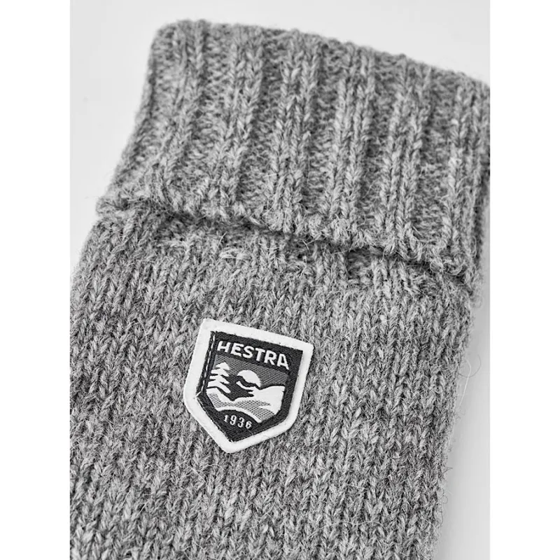Hestra Basic Wool Glove in Grey-1
