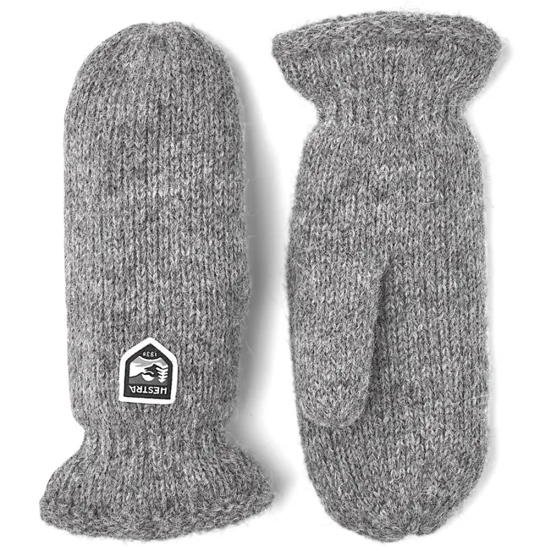 Hestra Basic Wool Mitt in Grey