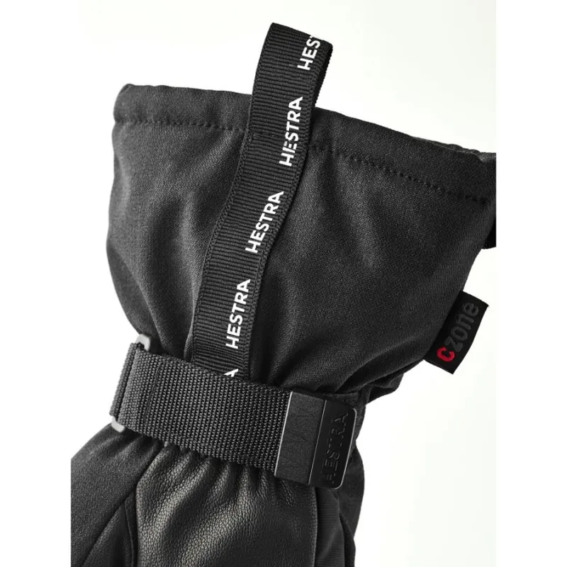 Hestra CZone Mountain Glove 5 Finger in Black-4