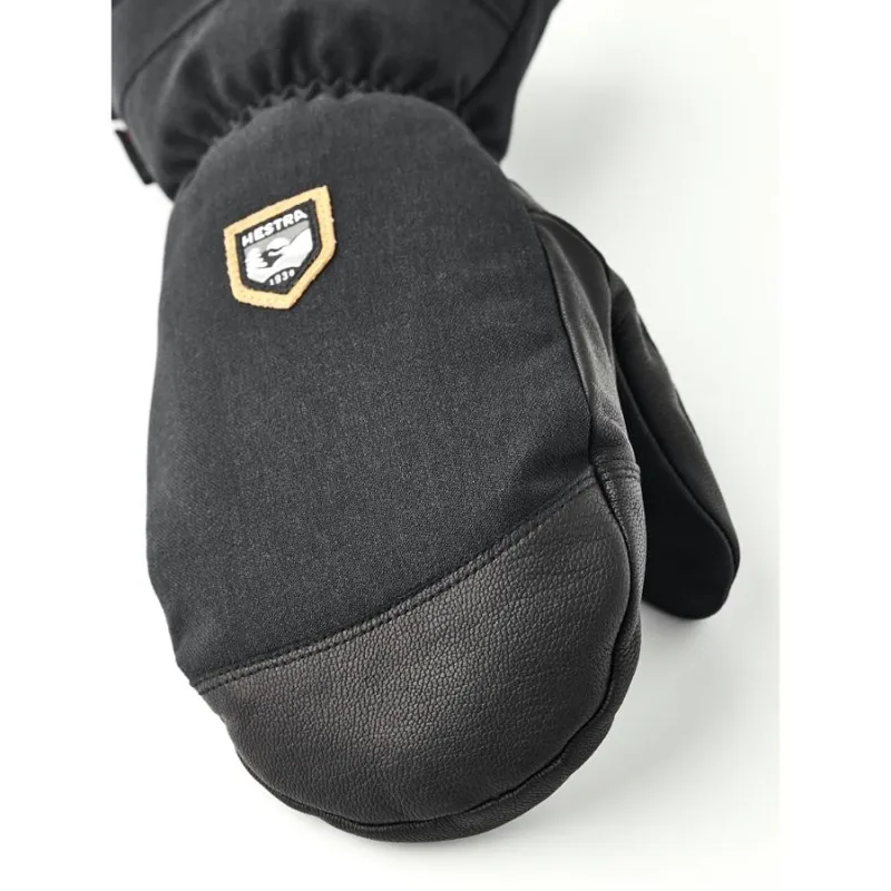 Hestra CZone Mountain Ski Mitt in Black-2