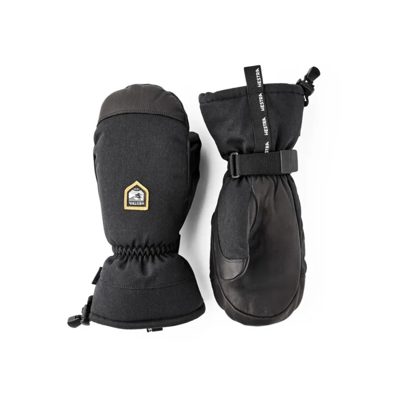 Hestra CZone Mountain Ski Mitt in Black