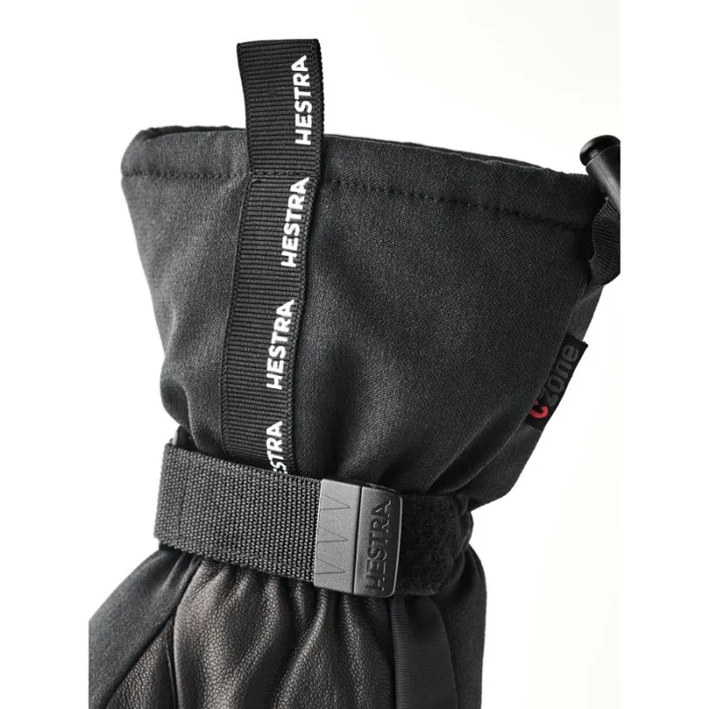 Hestra CZone Mountain Ski Mitt in Black-4