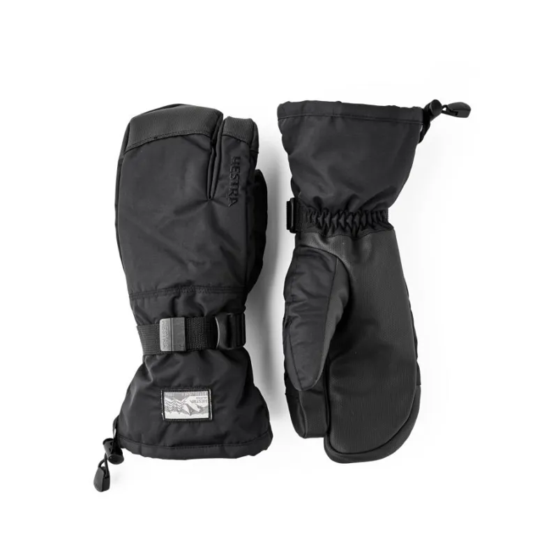 Hestra Gauntlet Sr. 3 Finger Glove in Black