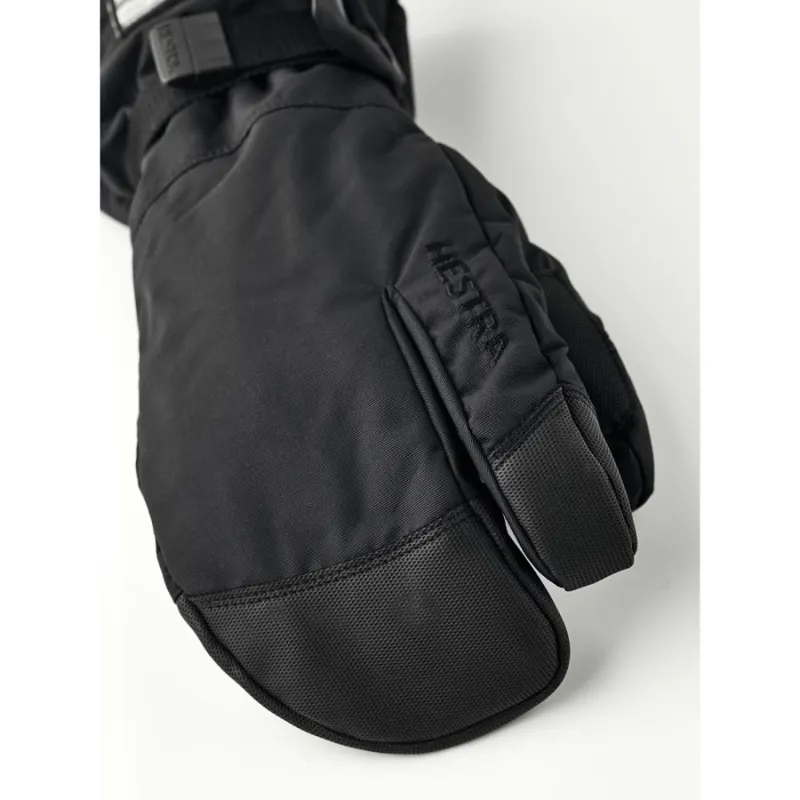 Hestra Gauntlet Sr. 3 Finger Glove in Black-2