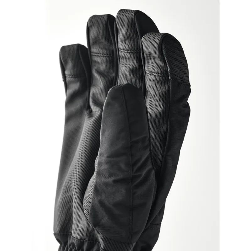 Hestra Gauntlet Sr. 5 Finger Glove in Black-1