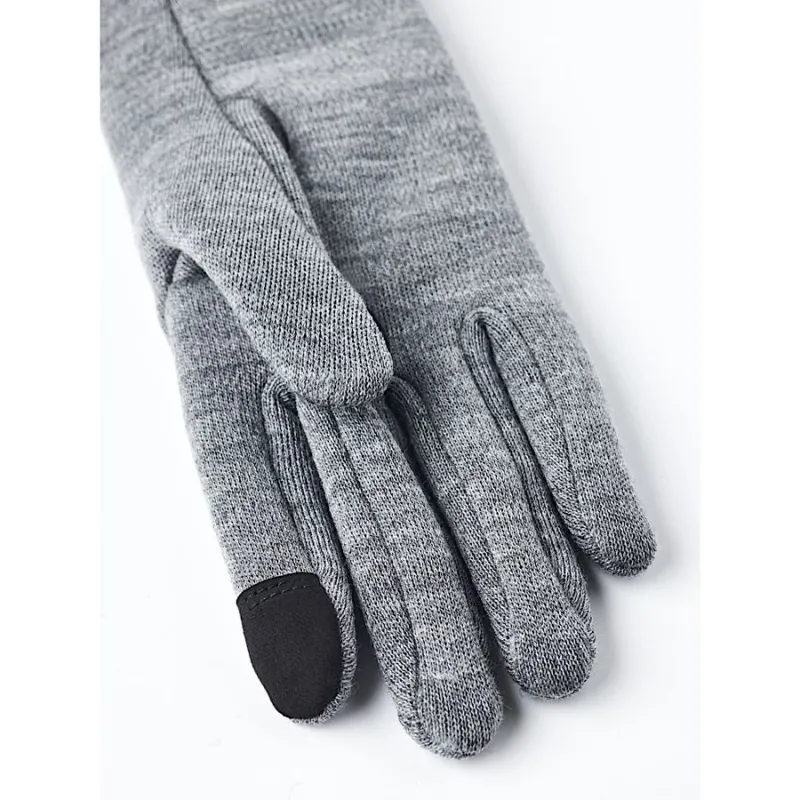 Hestra Gravita Merino Liner 5-Finger in Grey-1