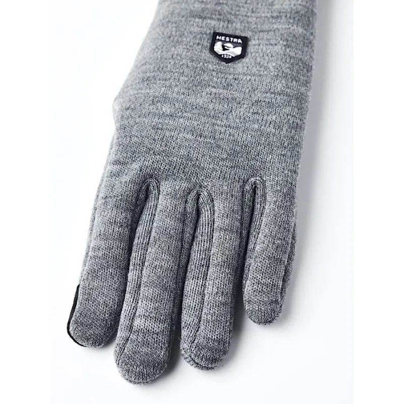 Hestra Gravita Merino Liner 5-Finger in Grey-2