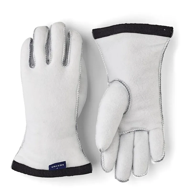 Hestra Heli Ski Liner 5-Finger in Off-White