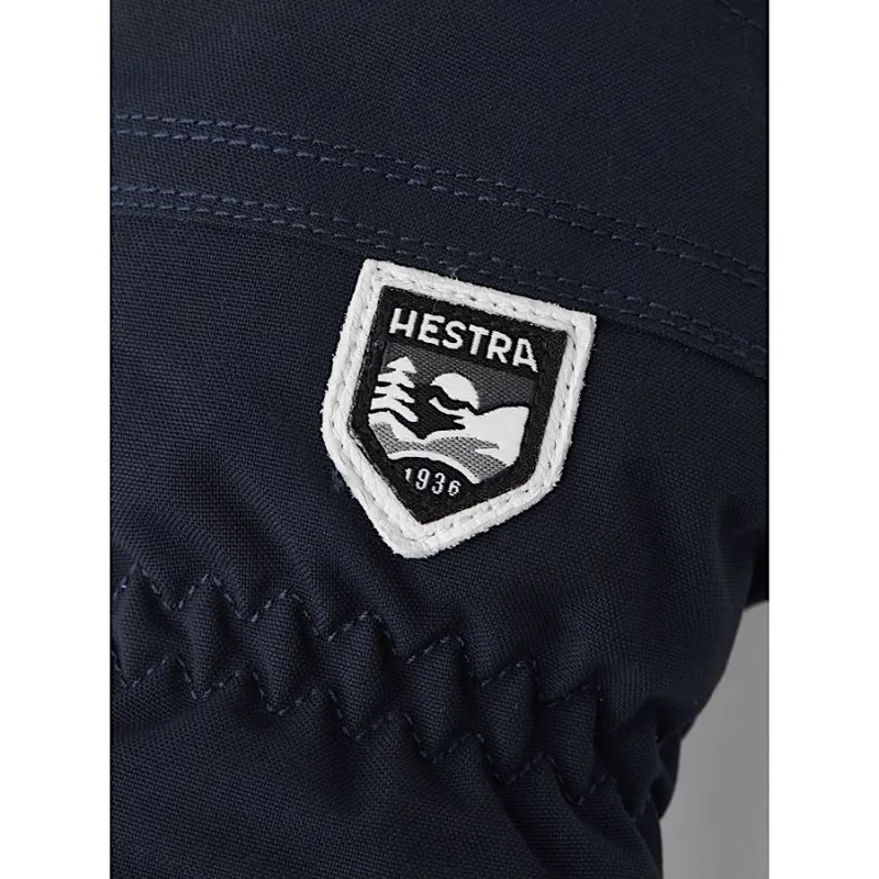 Hestra Heli Ski Women's 3-Finger Glove in Navy/Offwhite-3
