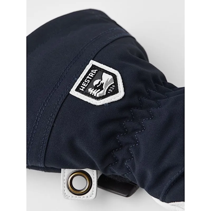 Hestra Heli Ski Women's 3-Finger Glove in Navy/Offwhite-4
