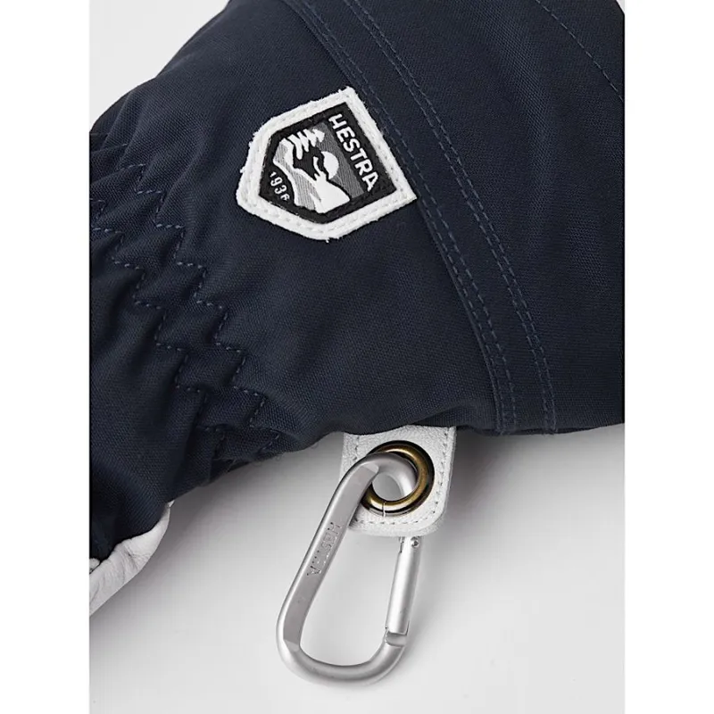 Hestra Heli Ski Women's 3-Finger Glove in Navy/Offwhite-5