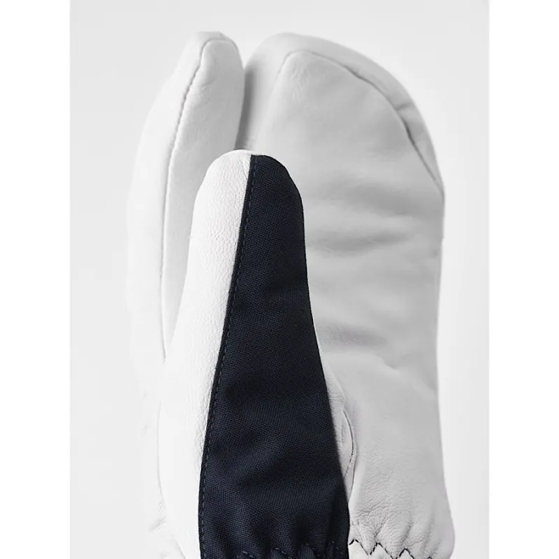 Hestra Heli Ski Women's 3-Finger Glove in Navy/Offwhite-2