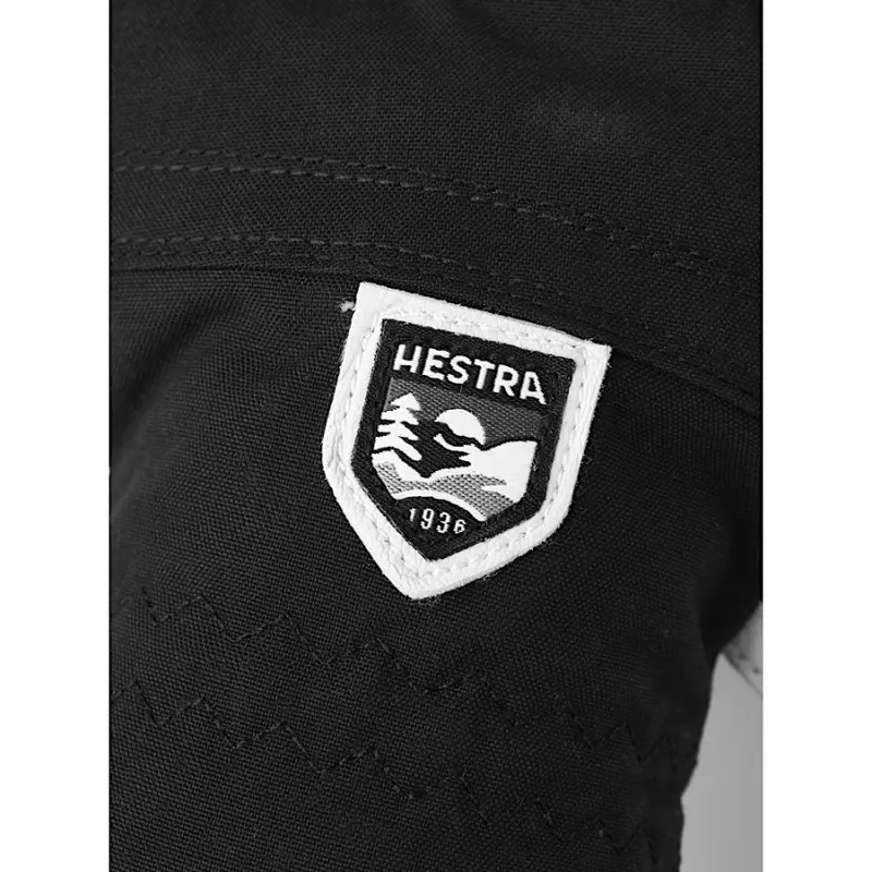Hestra Heli Ski Women's Mitt in Black/Offwhite-4