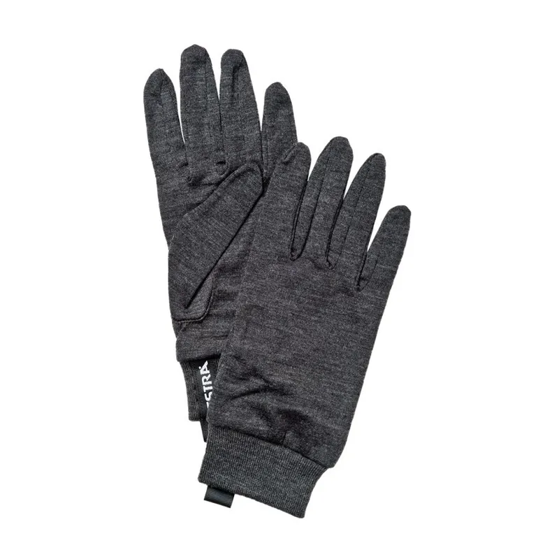 Hestra Merino Wool Liner Active in Dark Grey