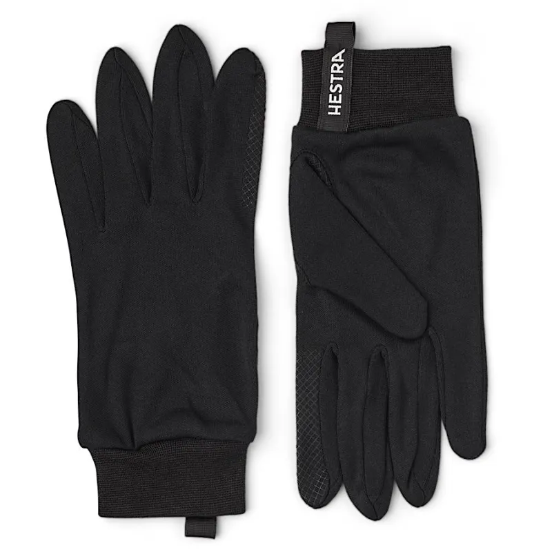 Hestra Silk Liner Touch Point in Black
