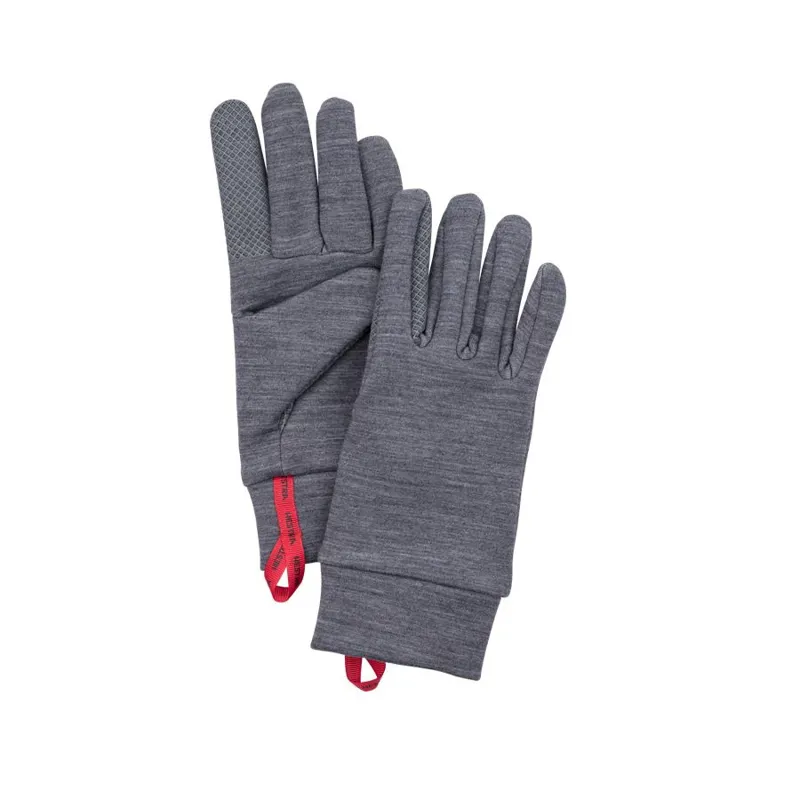Hestra Touch Point Warmth Liner Glove in Grey