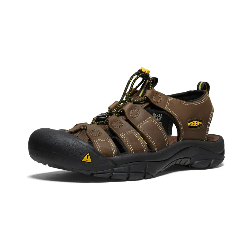 Keen Newport Men's Leather Sandals in Bison-2