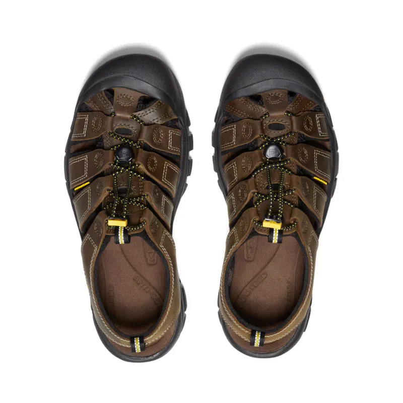 Keen Newport Men's Leather Sandals in Bison-3