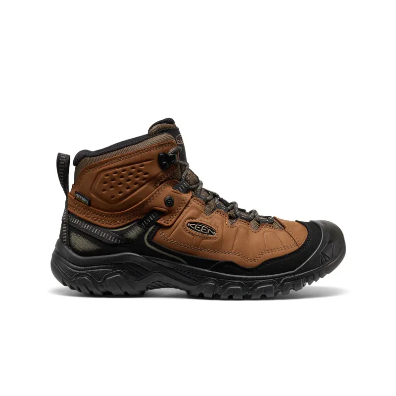 Keen Targhee IV Waterproof Hiking Boot Men's in Bison/Brindle