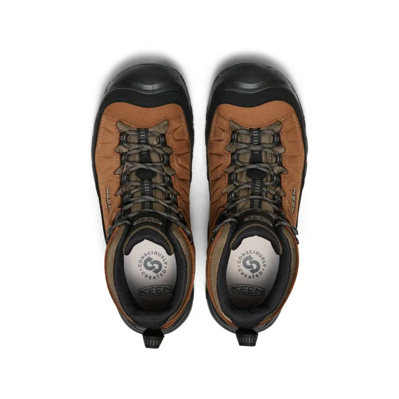 Keen Targhee IV Waterproof Hiking Boot Men's in Bison/Brindle-3