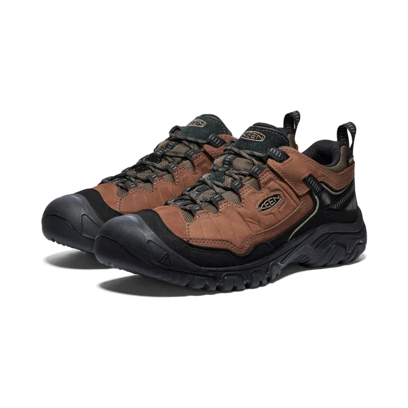Keen Targhee IV Waterproof Hiking Shoe Men's in Bison-Black-2