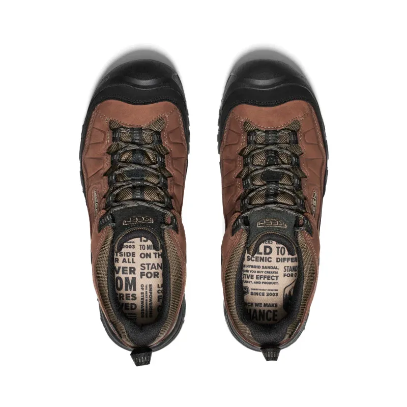Keen Targhee IV Waterproof Hiking Shoe Men's in Bison-Black-3