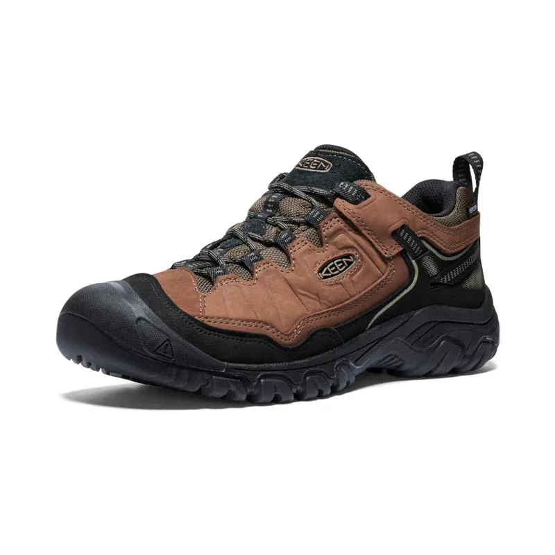 Keen Targhee IV Waterproof Hiking Shoe Men's in Bison-Black-1
