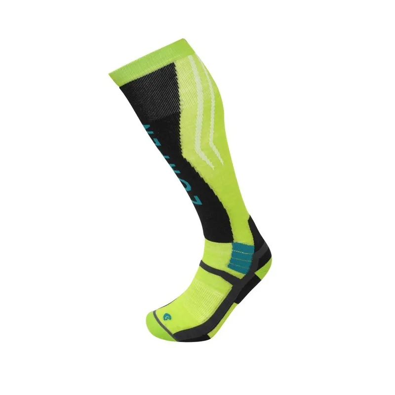 Lorpen T3 Ski Mountaineering Sock in Green Lime