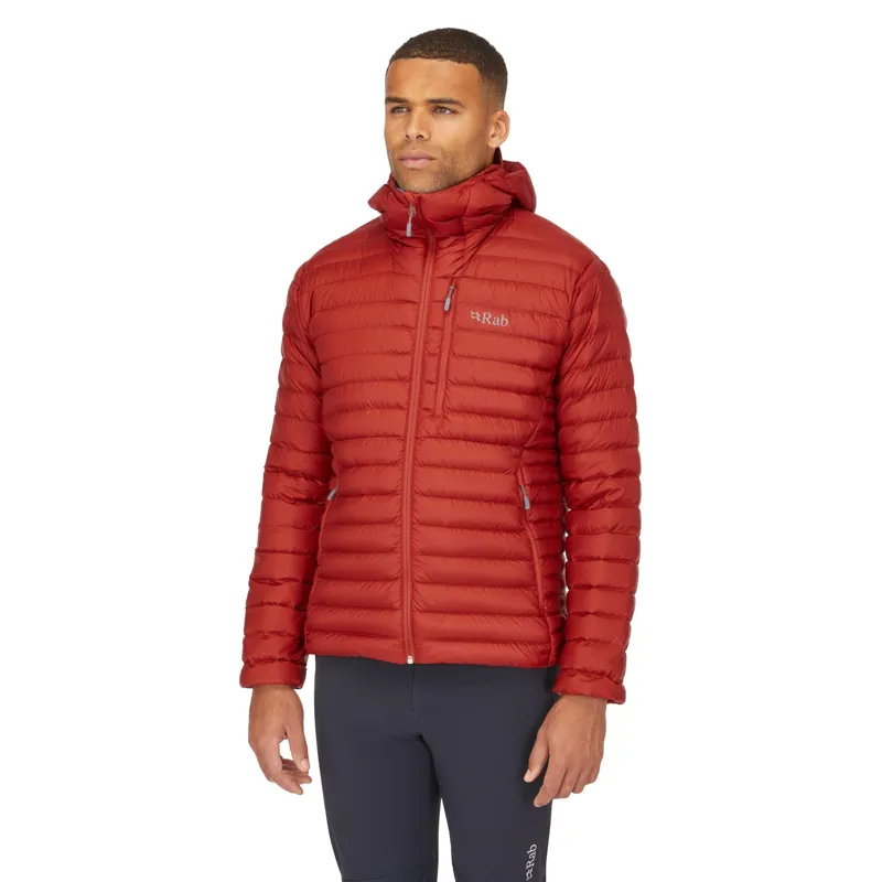 Rab Microlight Alpine Men's Down Jacket in Tuscan Red-4