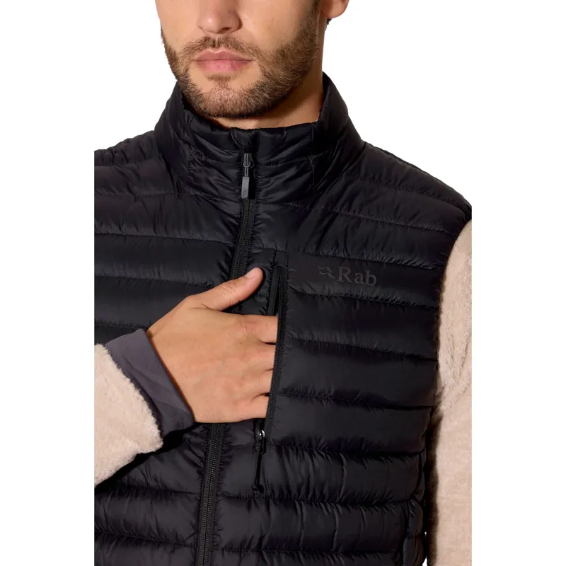 Rab Microlight Men's Down Vest in Black-10