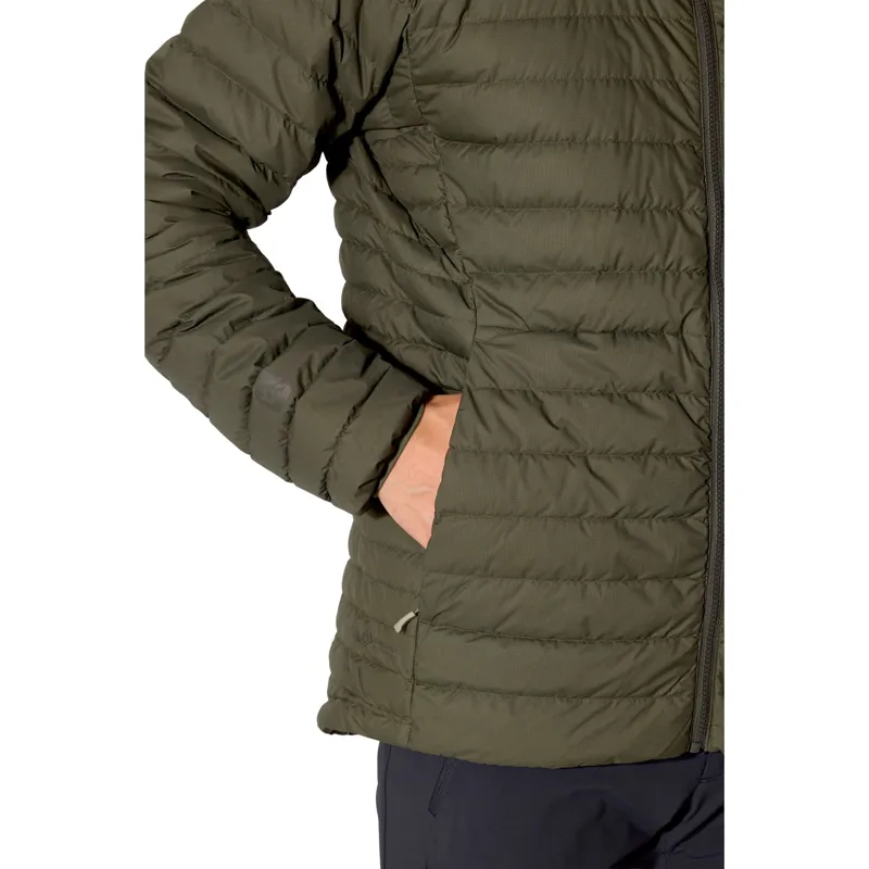 Rab Microlight Windstopper Men's Down Jacket in Black-6
