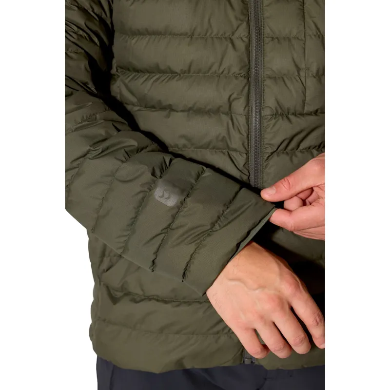 Rab Microlight Windstopper Men's Down Jacket in Black-5