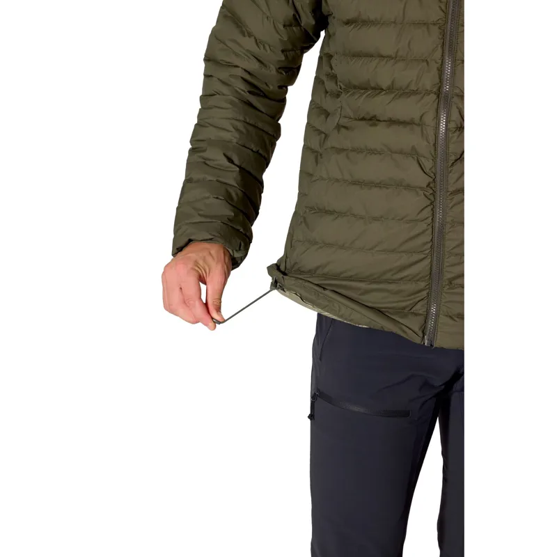 Rab Microlight Windstopper Men's Down Jacket in Black-7