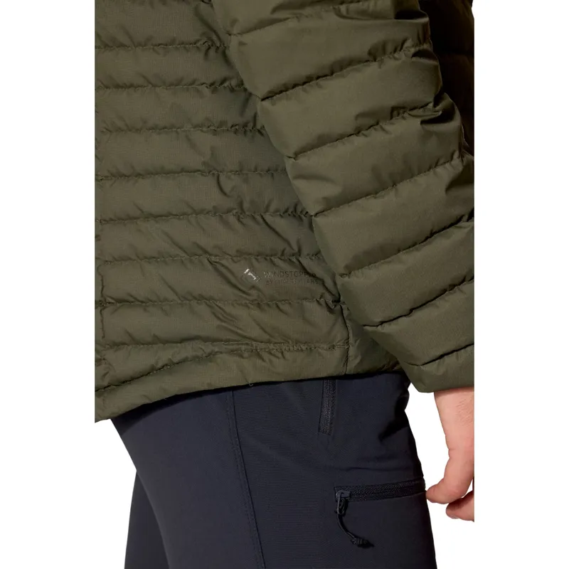 Rab Microlight Windstopper Men's Down Jacket in Tempest Blue-9