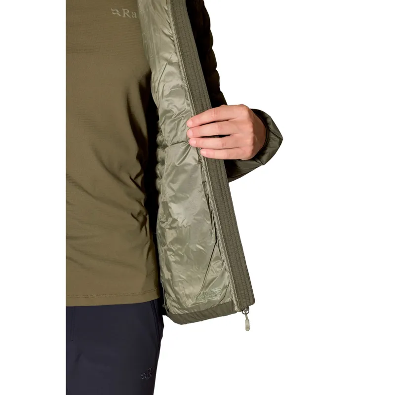 Rab Microlight Windstopper Men's Down Jacket in Oak-10