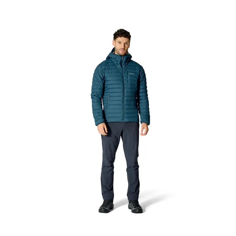 Rab Microlight Windstopper Men's Down Jacket in Black-2